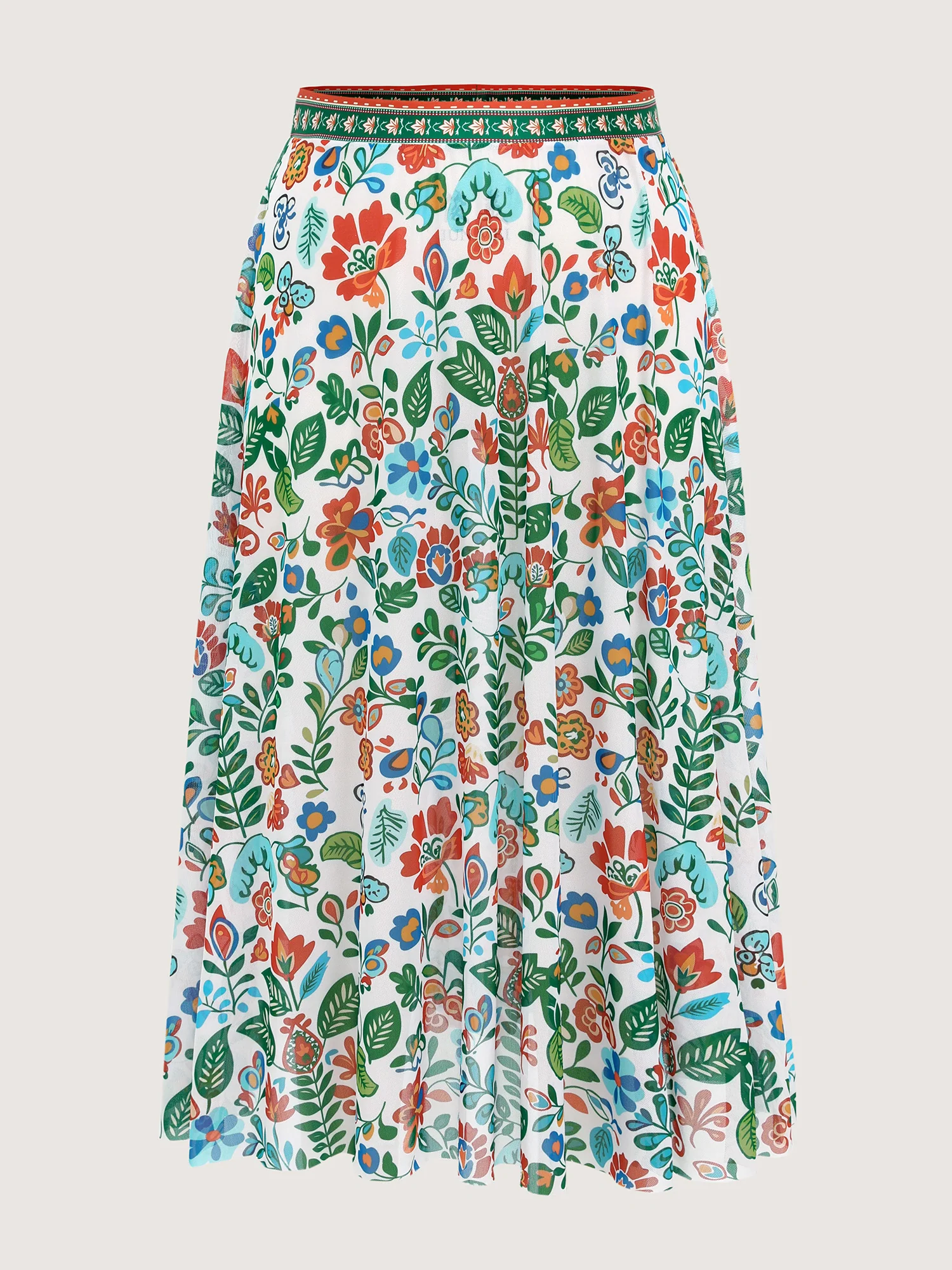 Two-Piece Tummy-Friendly Sarong Swimsuit - Image 11